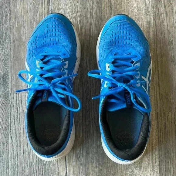 Asics Shoes Running Blue Gel Contend 8 Size 10 Mens Athletic Support Cushioning - Picture 1 of 9